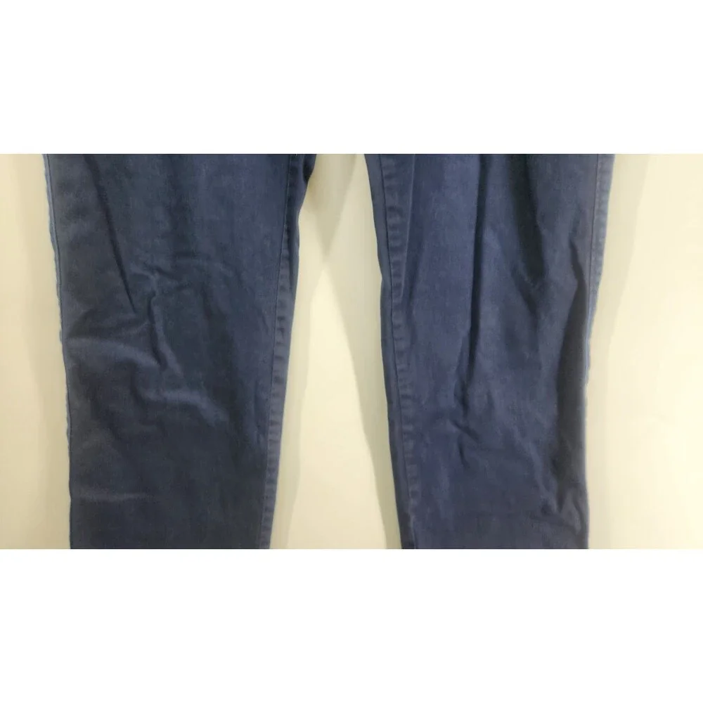 J.CREW Mens 34X30 Navy‎ Blue Flex Straight Chino Cotton Pants